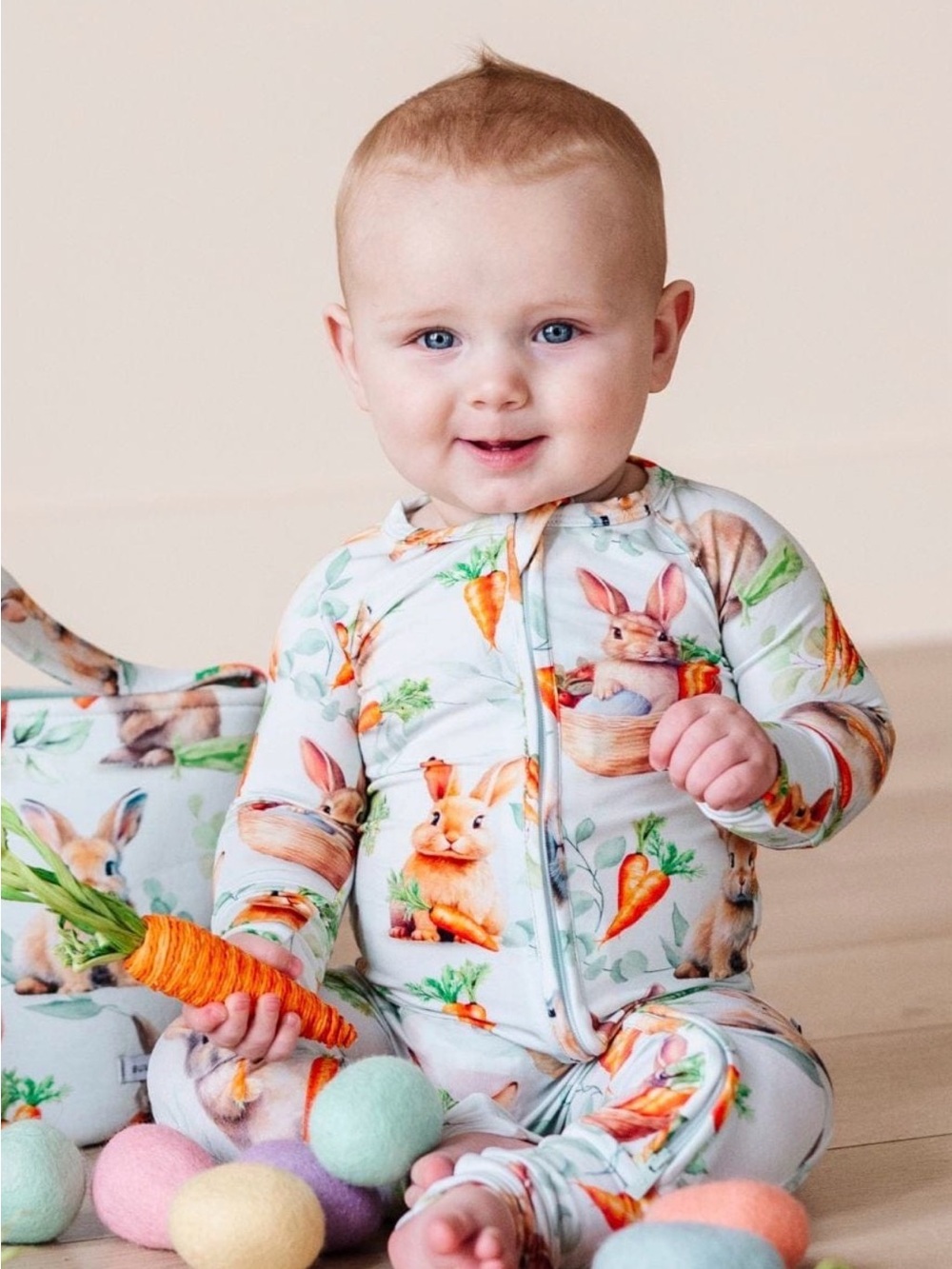2 Bums & Roses Bamboo PJs (shirt+pant set and footie onesie) 3T